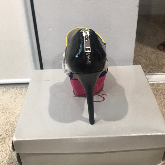 Jessica Simpson DP Purple/Kidsuede Heels - Picture 4 of 5